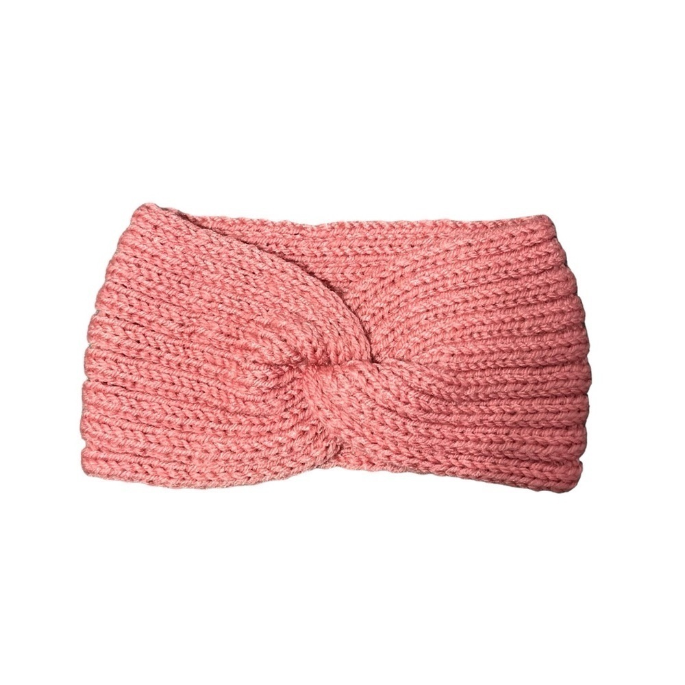 New Handmade Crochet Turban Headband for Women Warm Bulky Crocheted Headwrap